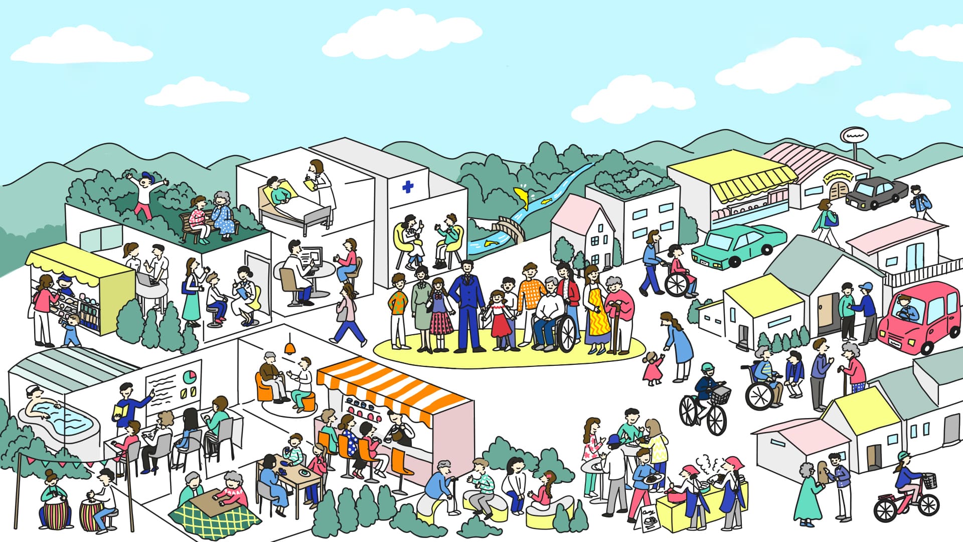 光愛会の地域包括ケアのイメージ